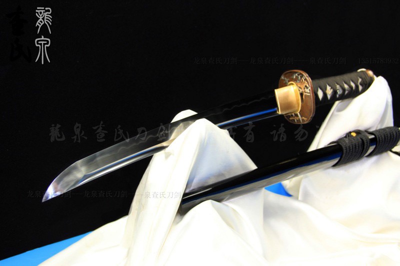 【子午鴛鴦タンタル】2本日本刀　模造刀　 肋差 短刀 刀装具 鑑賞用 贈り物 A 子午鴛鴦タンタル】2本日本刀 模造刀 肋差 短刀 刀装具 鑑賞用