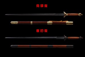 螳螂手工剑-高端武术长剑-双手剑-百炼钢版