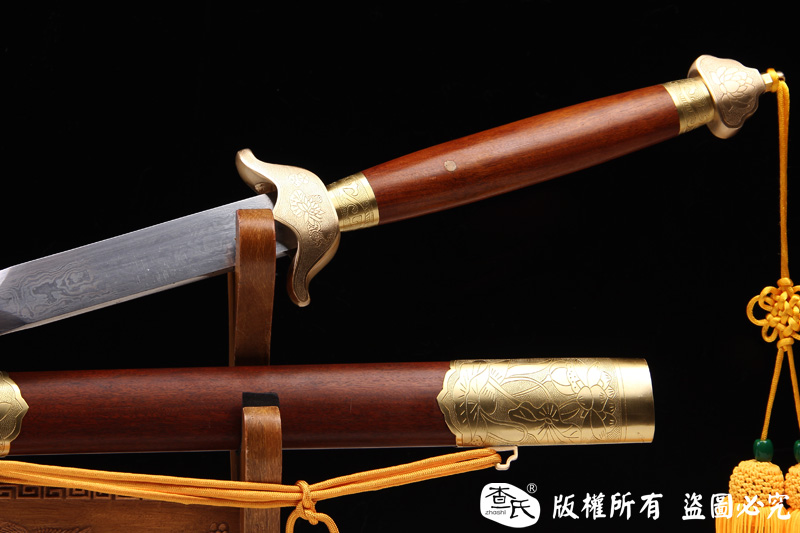 螳螂手工剑-高端武术长剑-双手剑-百炼钢版