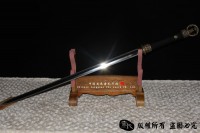 黑檀木精品八面环首汉剑-精细研磨