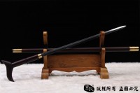 珍贵紫檀木手杖剑