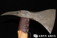 大马士革工艺斧头-木鸟