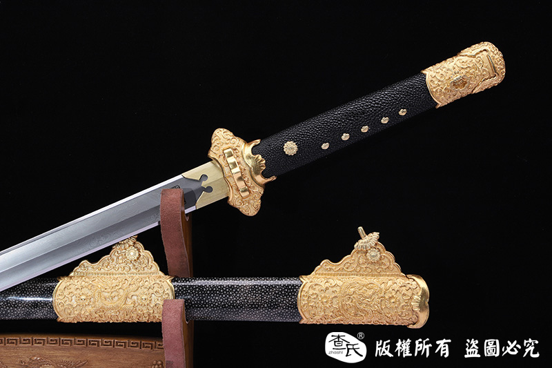 花纹钢类龙泉宝剑