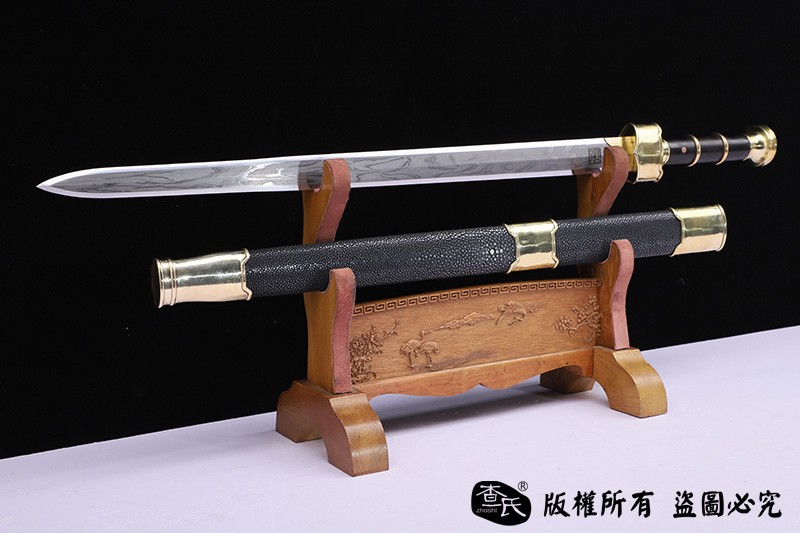 墨剑-山水纹陨铁剑-天铁剑,玄铁剑,陨石剑 相册 - 龙泉刀剑 龙泉剑 龙泉宝剑