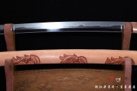 玉钢仕上研武士刀-丁字烧