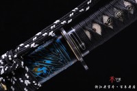 精品铁装错银镡胁差
